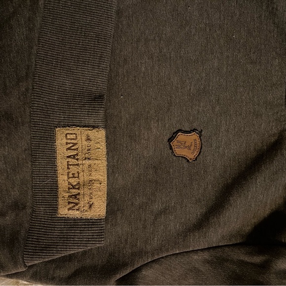 SOLD. Army green Naketano sweatshirt. Size small. - Picture 5 of 6